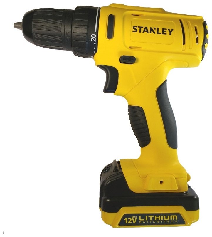 STANLEY дрель-шуруповерт SCD121S2K-RU купить,NaN