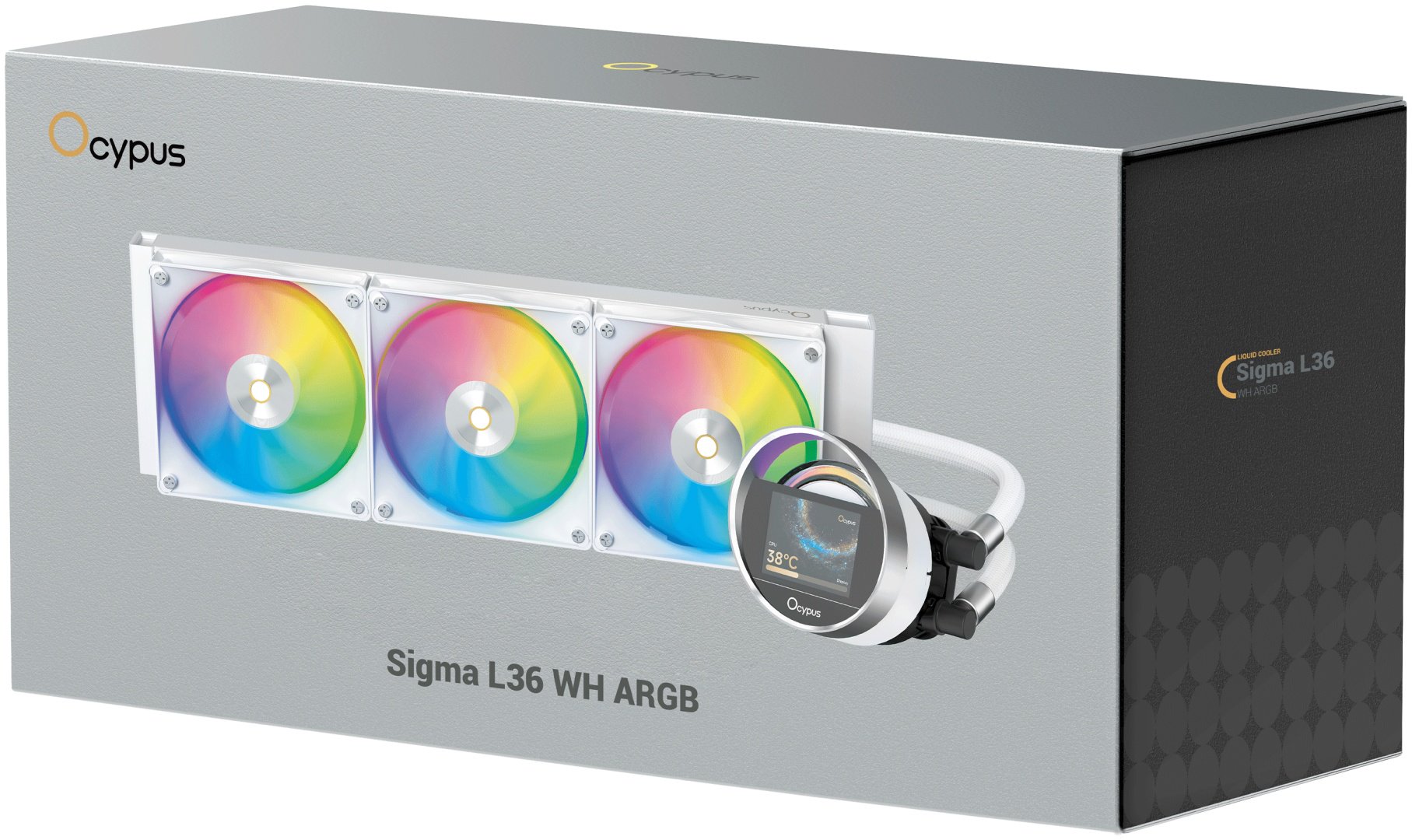 Кулер для процессора Ocypus Sigma L36 WH ARGB, Sigma-L36-WH3AAWWN00X-GL купить,NaN