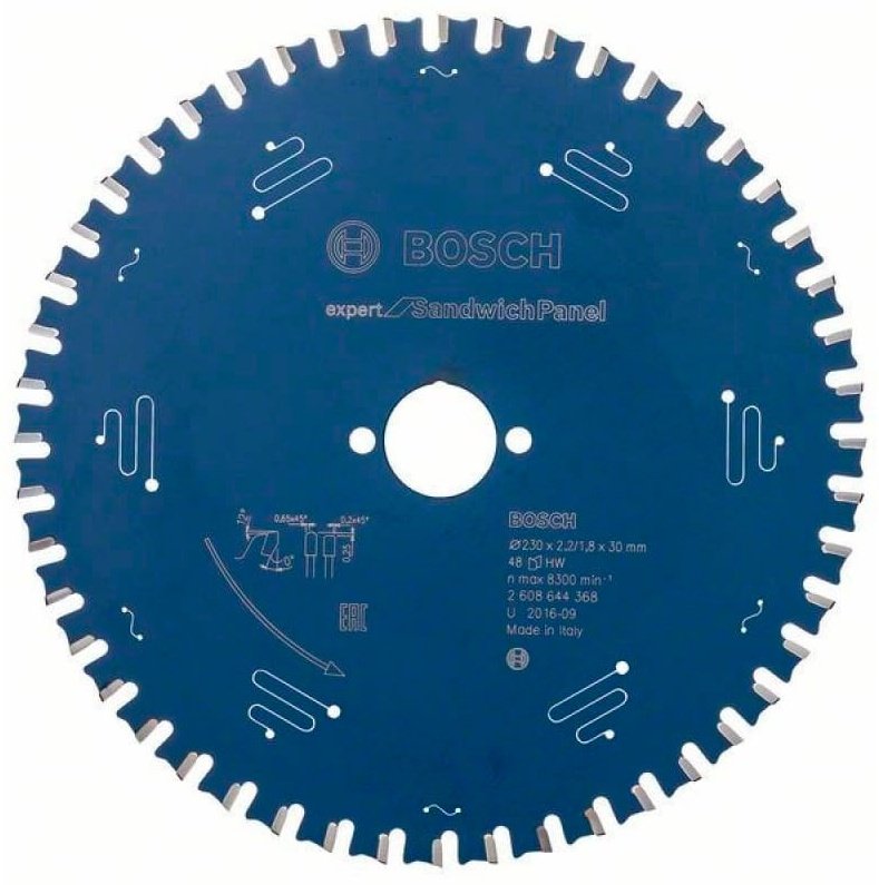 Пильный диск универсальный Bosch 2608644368, 230x30 мм, 48Т