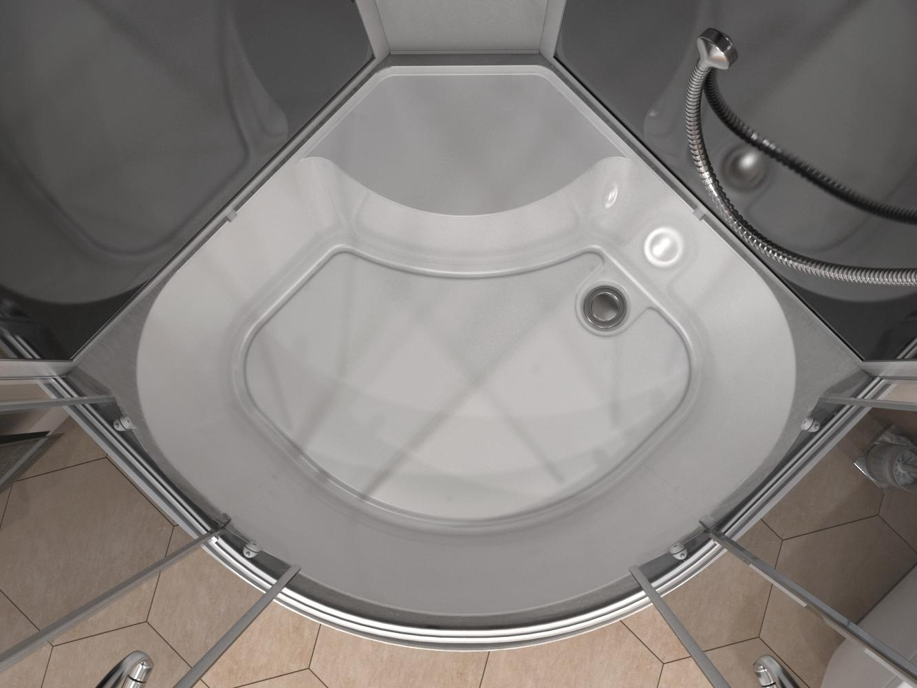 Душевая кабина Erlit ER3509TP-C4-RUS 90x90x215см купить,341900
