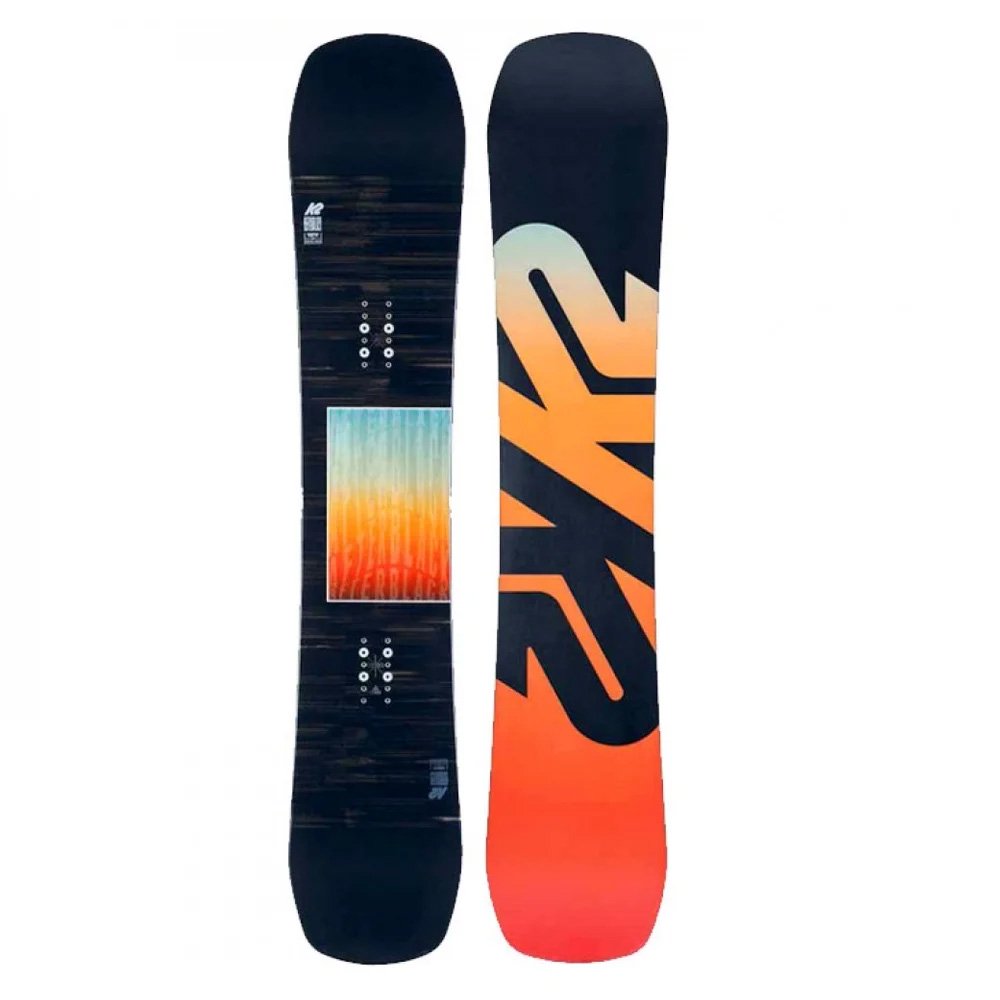 Сноуборд K2 Afterblack 2020 11D0011 160 черно-оранжевый