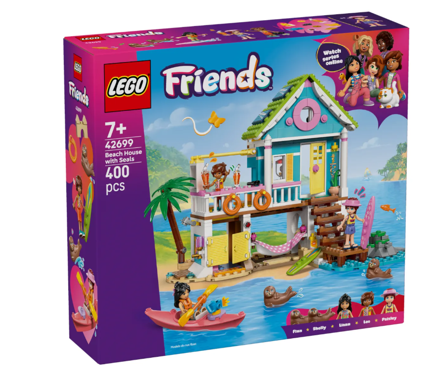 Конструктор Lego Пляжный домик с тюленями Friends 42699 купить,NaN