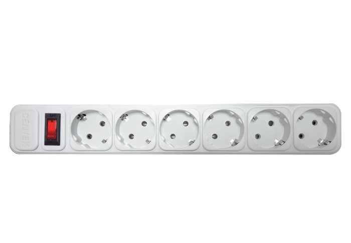 Сетевой фильтр Centek СТ-8901-6-3,0 3.0м белый купить,NaN