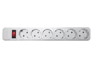 Сетевой фильтр Centek СТ-8901-6-1,8 1.8м белый купить,NaN