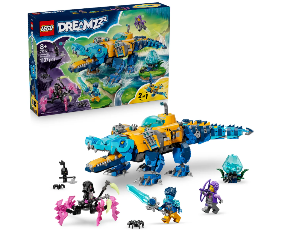 Конструктор Lego Подводная лодка-крокодил DREAMZzz 71512 купить,NaN
