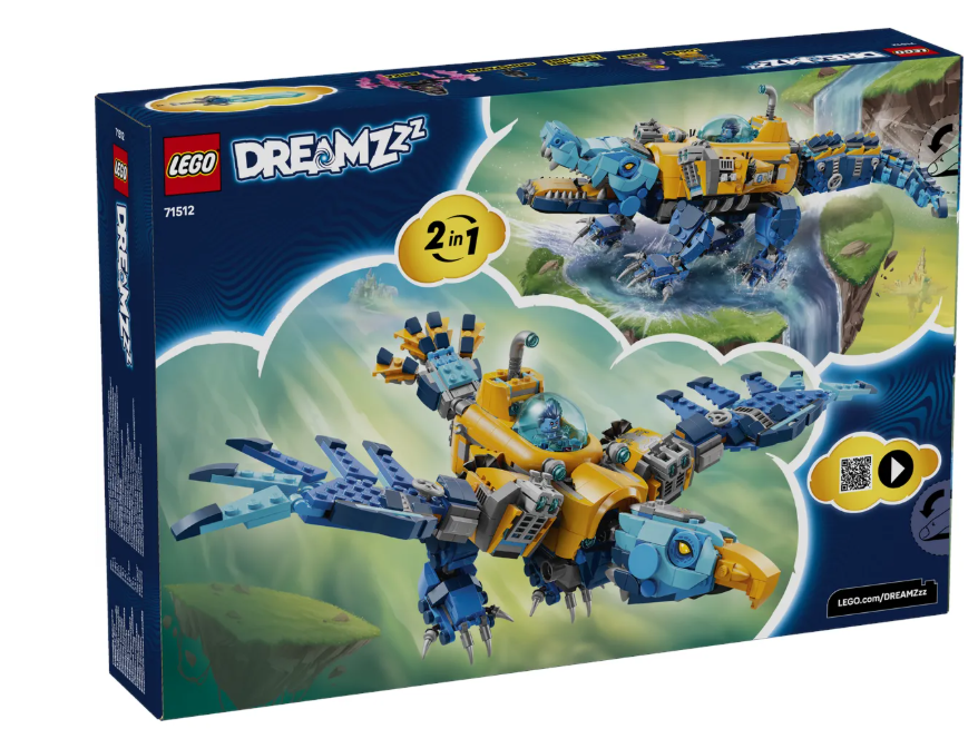 Конструктор Lego Подводная лодка-крокодил DREAMZzz 71512 купить,NaN