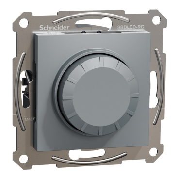 Поворотный диммер Schneider Electric EPH6800162 Asfora LED RC-370Вт сталь