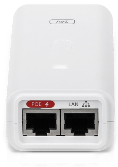 Инжектор PoE Ubiquiti POE-24-24W-WH V2 белый