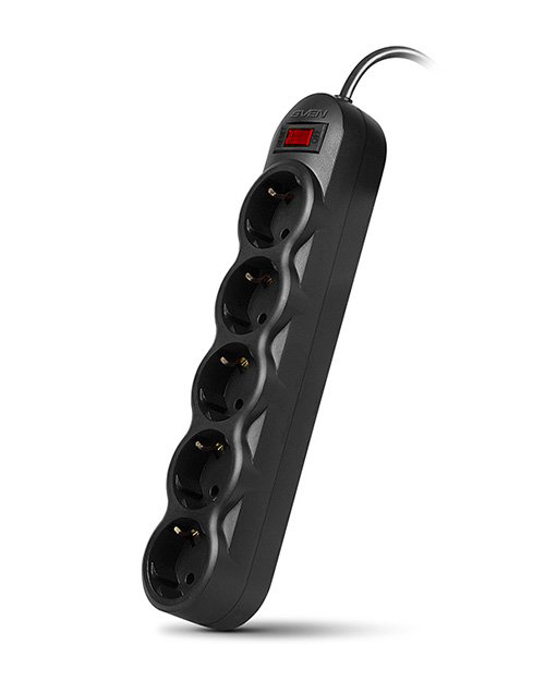 Сетевой фильтр Sven SF-05L 3м черный купить,NaN
