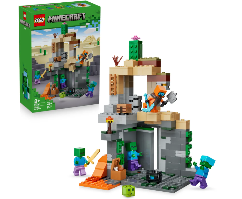 Конструктор Lego Minecraft Подземелье зомби 21587