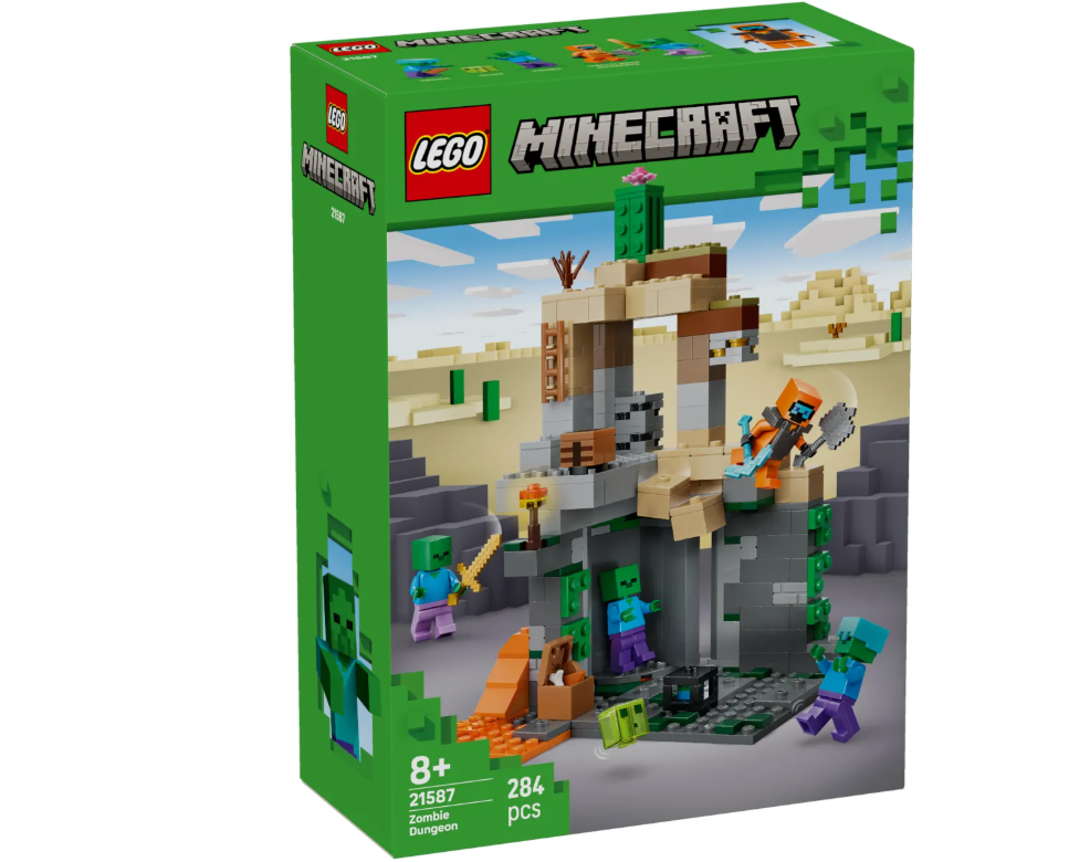 Конструктор Lego Minecraft Подземелье зомби 21587 купить,NaN