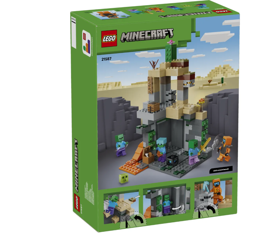 Конструктор Lego Minecraft Подземелье зомби 21587 купить,NaN