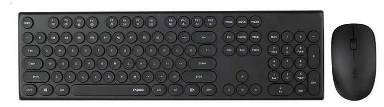 Клавиатура + мышь Rapoo X260S черный - ForteMarket Клавиатура + мышь Rapoo X260S черный купить,9660