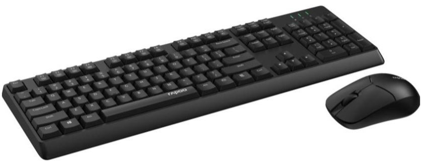 Клавиатура + мышь Rapoo X1500 черный купить,NaN