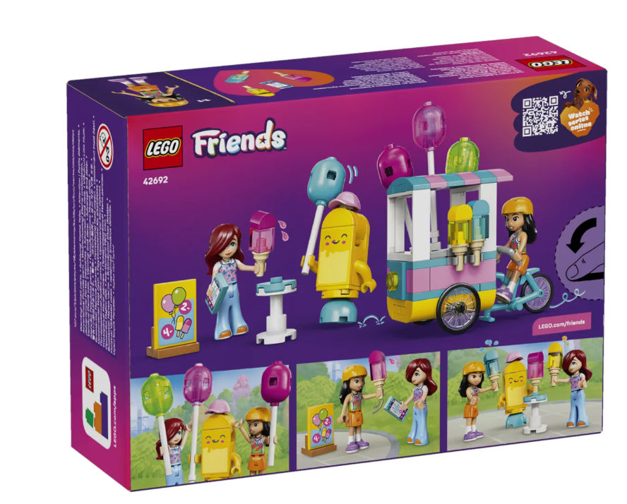 Конструктор Lego Прилавок с мороженым и воздушными шариками Friends 42692 купить,NaN