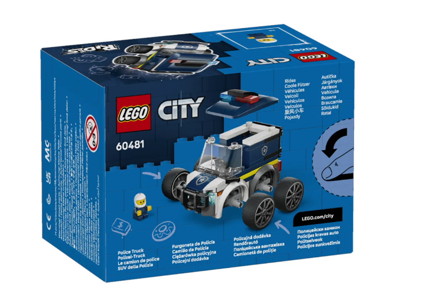 Конструктор Lego Поездки – Полицейский грузовик City 60481 купить,6990