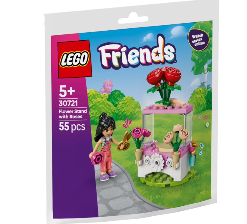 Конструктор Lego Подставка для цветов с розами Friends 30721 купить,NaN