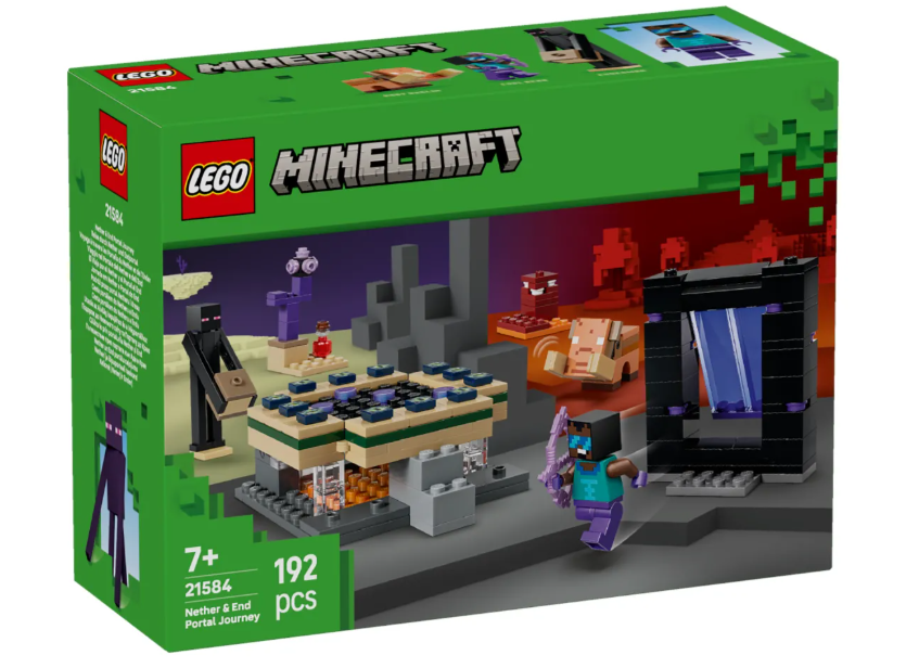 Конструктор Lego Путешествие к Нижнему миру и порталу Края Minecraft 21584