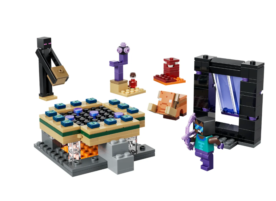 Конструктор Lego Путешествие к Нижнему миру и порталу Края Minecraft 21584