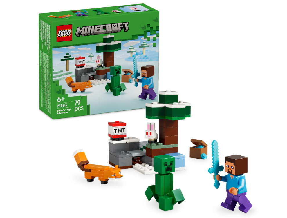 Конструктор Lego Приключения Стива в тайге Minecraft 21583
