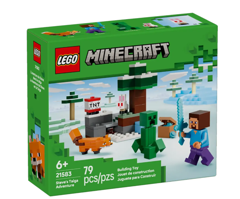 Конструктор Lego Приключения Стива в тайге Minecraft 21583 купить,NaN