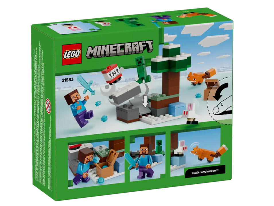 Конструктор Lego Приключения Стива в тайге Minecraft 21583 купить,NaN