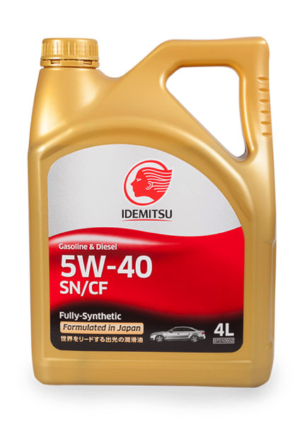 Моторное масло Idemitsu 5W40 SN/CF 4л купить,NaN