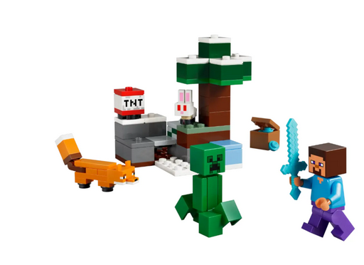 Конструктор Lego Приключения Стива в тайге Minecraft 21583