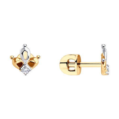 Серьги Diamant 51-122-01003-1 1,45гр. купить,NaN