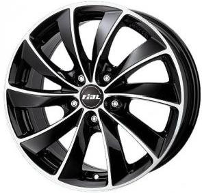 Комплект дисков Rial  Lugano 5x112 8x18 ET35 D66.5 diamond-black