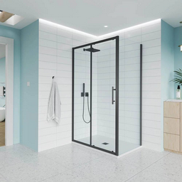 Душевой угол Veconi Evo 100 B E1-B-140-01-C9 + E-SP-B-80-01-C9 140х80х195см