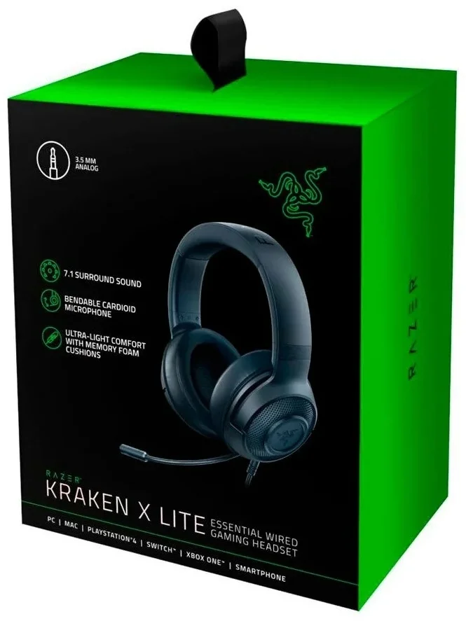 Наушники Razer Kraken X Lite RZ04-02950100-R381 Black