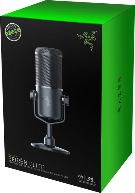 Микрофон Razer Seiren Elite RZ19-02280100-R3M1 Black - ForteMarket Микрофон Razer Seiren Elite RZ19-02280100-R3M1 Black купить,0