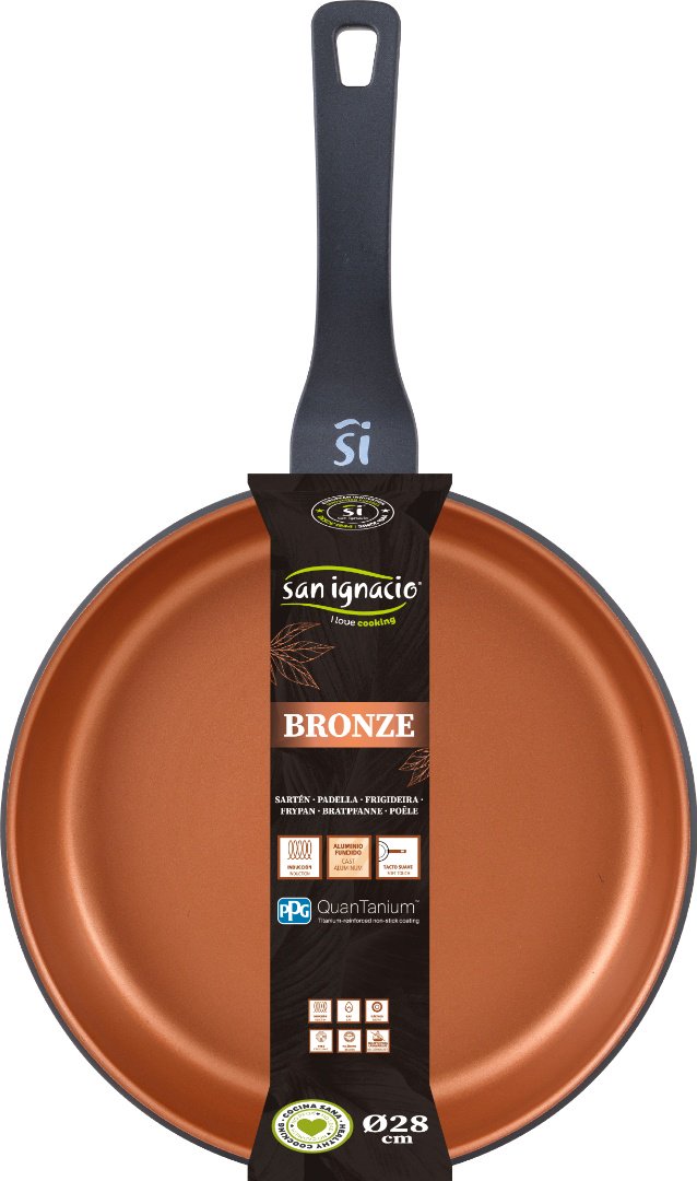 Сковорода Bergner Bronze SG-6608 28 см купить,NaN