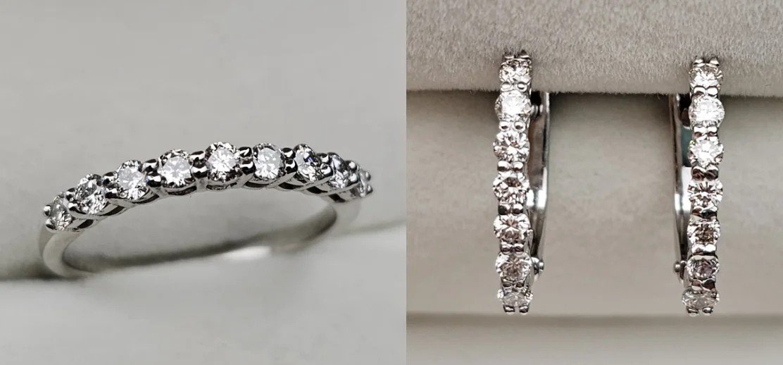 Комплект Deimantas 110143426 17р 0,412ct 0,65ct. купить,NaN