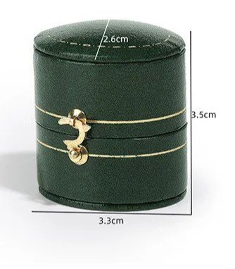 Ювелирная коробочка для кольца Deimantas 1110-14 зелёная купить,NaN