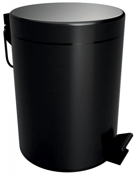 Ведро для мусора SoftClose 104315010 Dark Bemeta 20.5x20.5x28см 5л черный купить,NaN