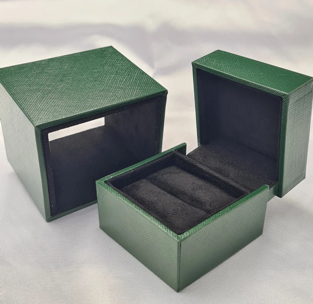 Ювелирная коробочка для кольца Deimantas 110149877 зеленая - ForteMarket Ювелирная коробочка для кольца Deimantas 110149877 зеленая купить,0