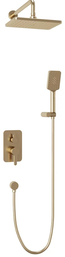Душевая cистема Veconi Verona VE-510-G-C4 125×70×300см желтый