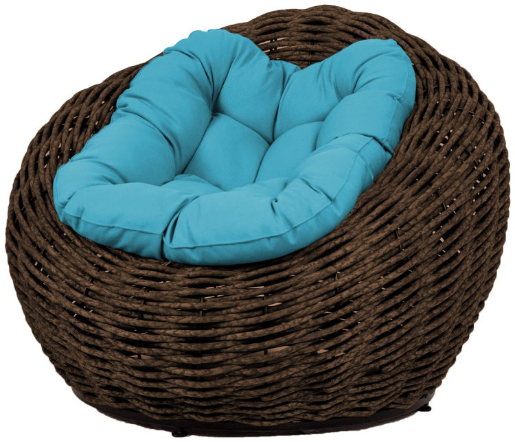 Подушка на кресло-гамак Nest DeckWood Neo 70х115см голубой купить,73000