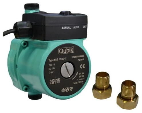 Насос давления Qubik WRS-PA 20/15 27х14х17см зеленый