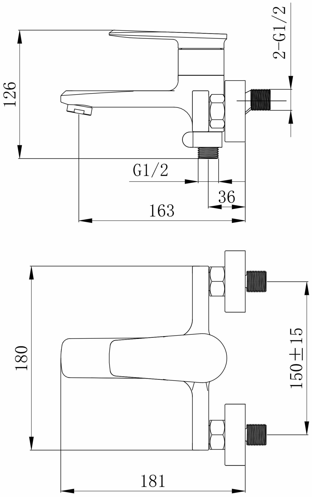 Смеситель Оптима ОА3035GM 35мм графит