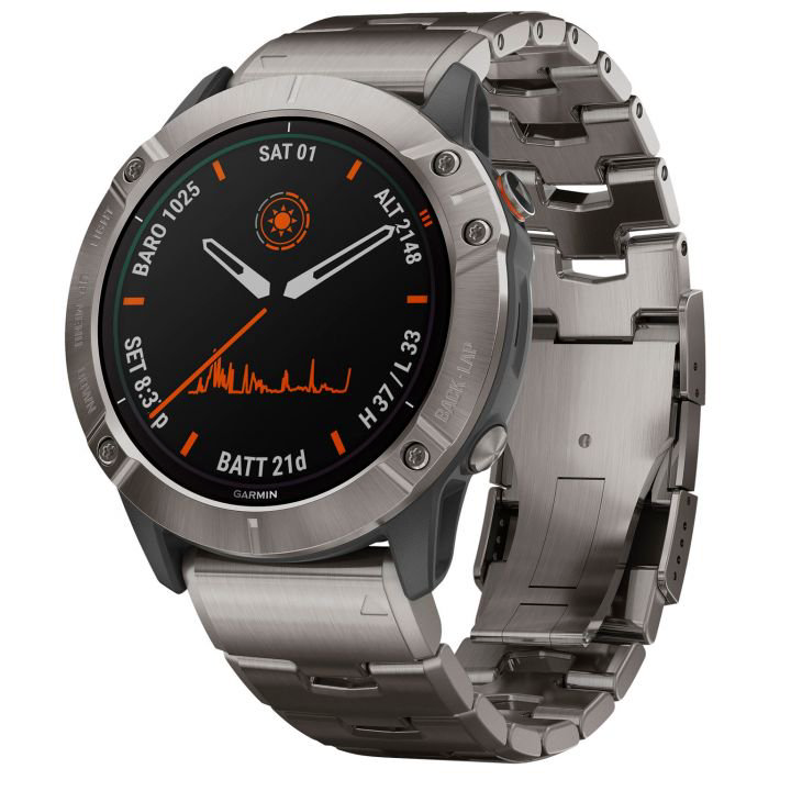 Смарт часы Garmin Fenix 6X Pro Solar 010-02157-24 Titanium купить,NaN