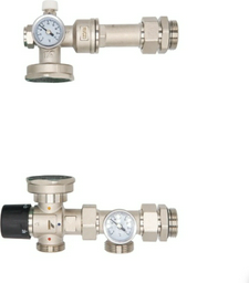 Насосно-смесительный узел для теплого пола MIXX RVC бежевый
