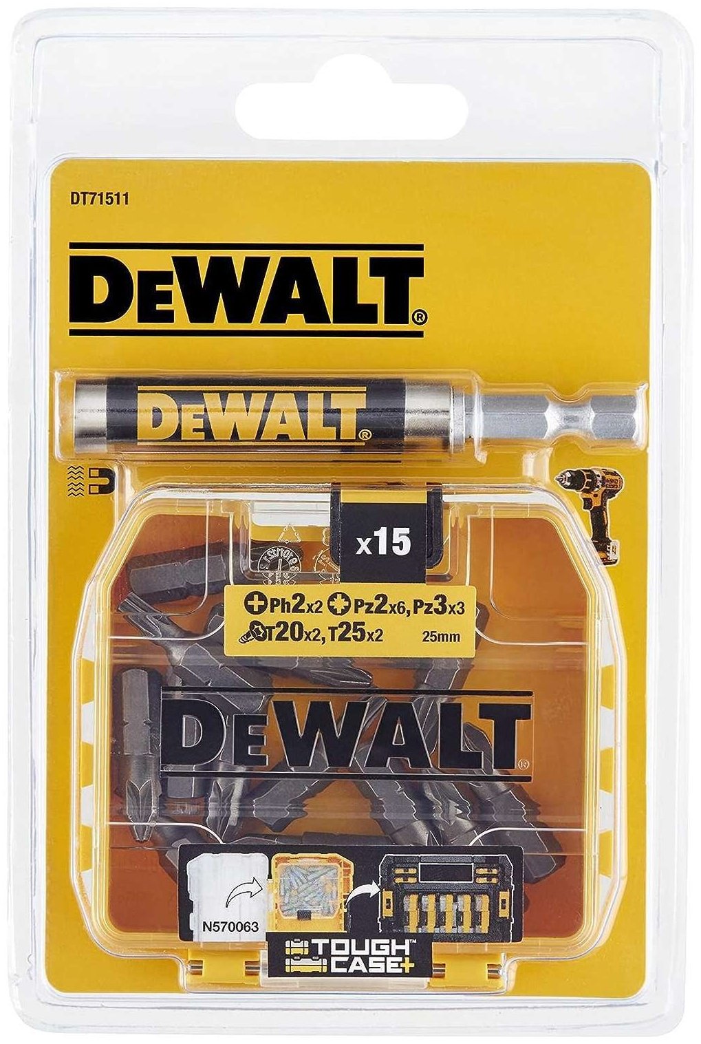 DeWALT набор бит DT71511-QZ 16 шт