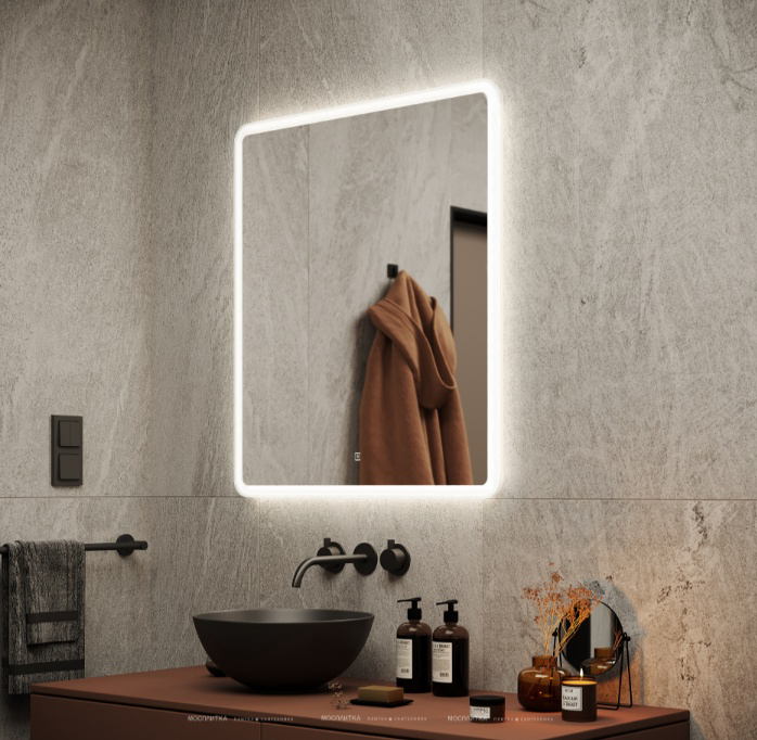 Зеркало Sancos Arcadia Led AR700 70х80см купить,NaN