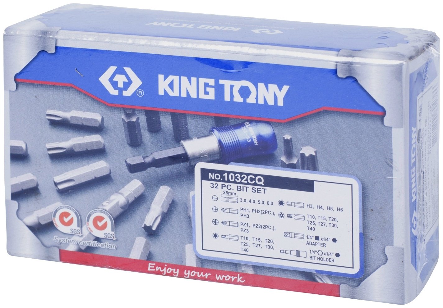 KING TONY набор бит 1032CQ 32 шт