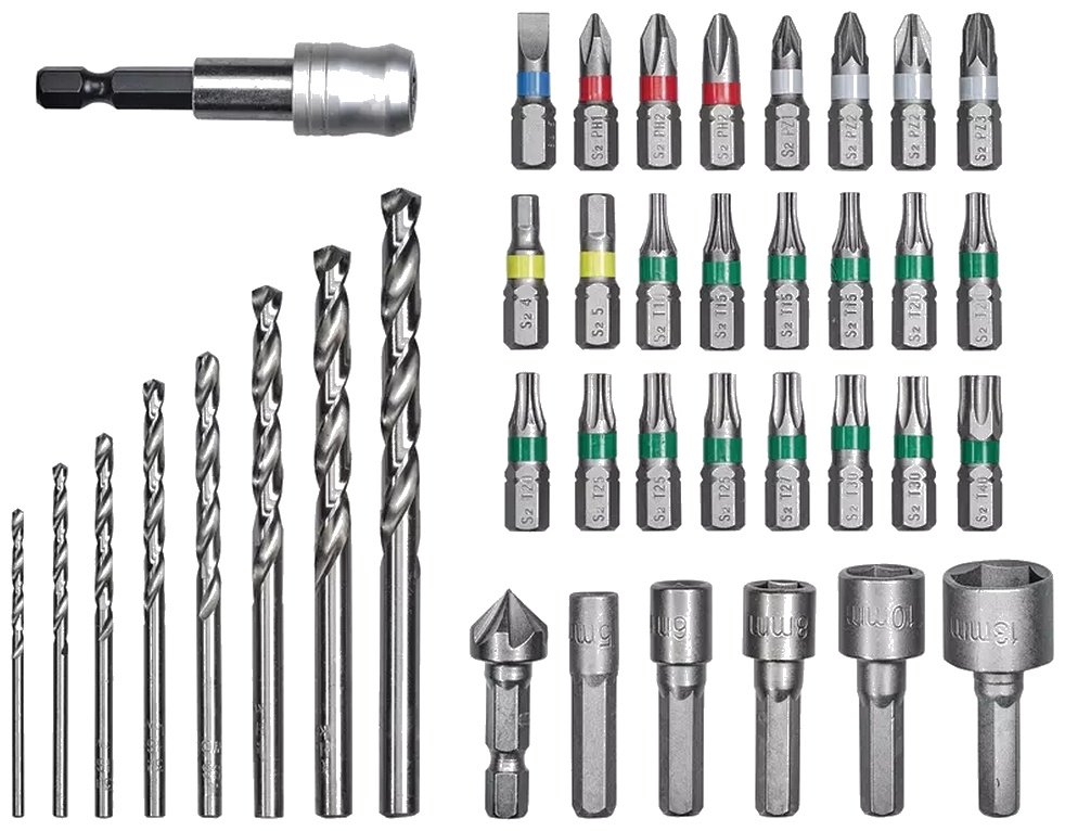 Набор бит/сверл Einhell Bit-Bohrerbox 39tlg. L-Box (49108911)