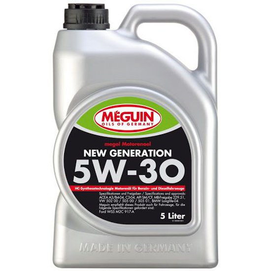Моторное масло Meguin MOTORENOEL NEW GENERATION 5W30 5л купить,NaN