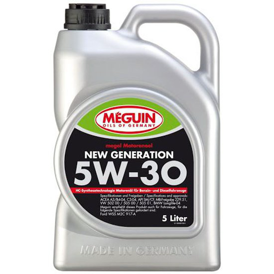 Моторное масло Meguin MOTORENOEL NEW GENERATION 5W30 5л купить,NaN